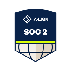 SOC 2 Type II, audited by A-LIGN